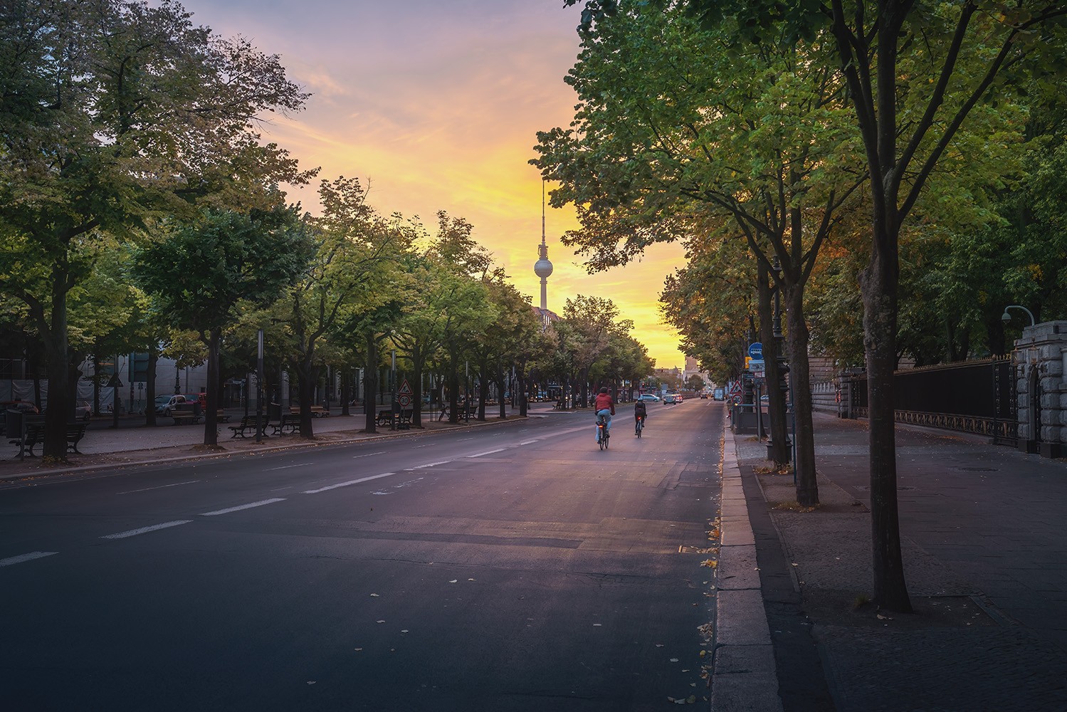 Avenida sob as tílias, na Alemanha