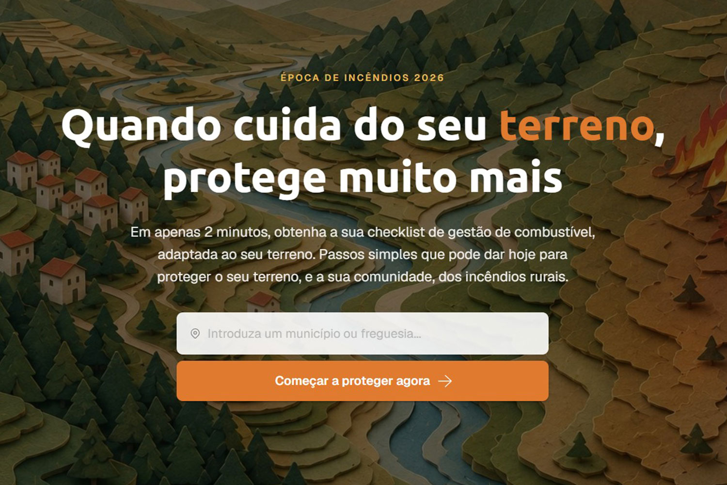Como reduzir o risco de incêndio em 2026? Plataforma “A Minha Terra” indica como gerir vegetação